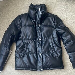 BCBGMaxAzria Black Puffer Jacket